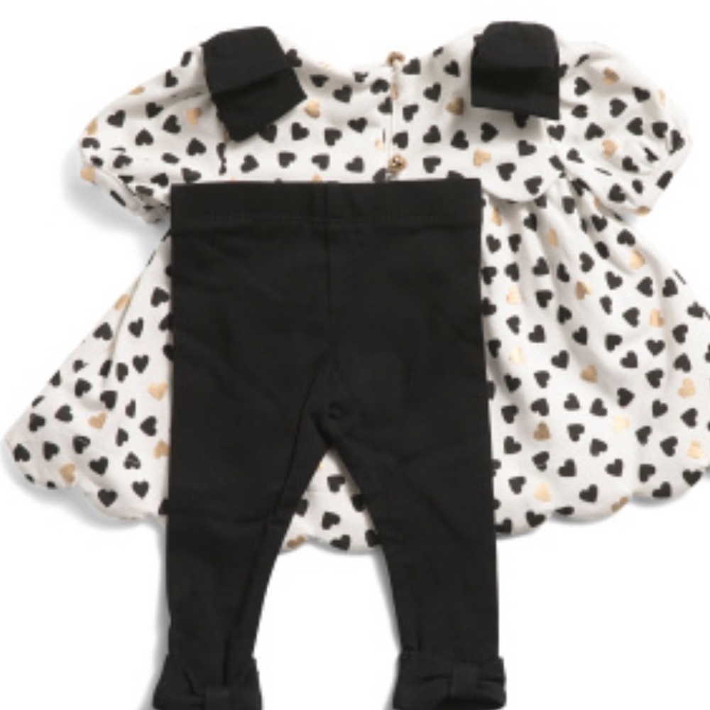 Cute Girl’s Cupcakes and Cashmere set- Top and leggings